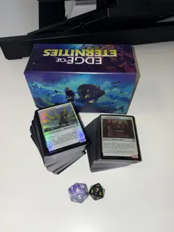 Magic The Gathering 300+ Foil Card Lot w Edge Of Eternities Bundle Storage Box - Image 2