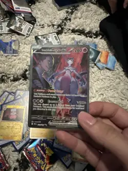 Pokemon Team Rocket's Mewtwo EX 231/182 SV10 Destined Rivals Holo 280HP Rare - Image 2