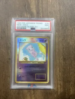 1999 Pokemon Japanese Promo Southern Island-R.I. #151 Mew-Holo PSA 9 - Image 1