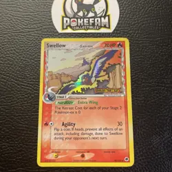 Pokemon TCG Swellow (Delta Species) EX Dragon Frontiers 40/101 Reverse Holo - Image 1