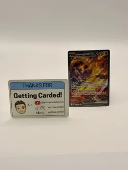 Pokemon TCG Team Rockets Moltres EX Destined Rivals Card 229/182 SIR Stamped - Image 3