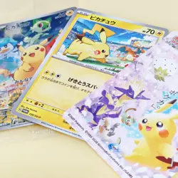 Pokemon Card Pikachu 001/SV-P Scarlet & Violet Switch Promo Holo Sealed Japan - Image 1