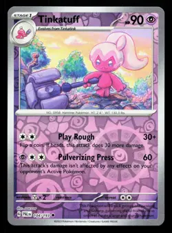 Tinkatuff 104/193 Paldea Evolved NM Reverse Holo Pokemon Card TCG - Image 1