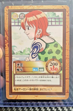BANDAI One Piece Hyper Battle NAMI SCARCE C231 EARLY CARD VINTAGE LUFFY CREW - Image 1