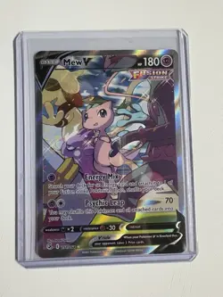 Pokemon Mew V Full Art Ultra Rare Holo Fusion Strike 251/264 English Card - Image 1