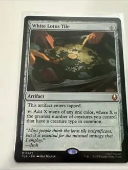 White Lotus Tile Avatar: The Last Airbender Regular - Image 1