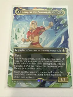 Aang, at the Crossroads (Borderless) Avatar: The Last Airbender Regular - Image 1