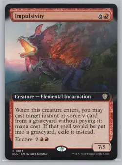 Impulsivity (Extended Art) R Commander: Lorwyn Eclipsed 33 NM - Image 1