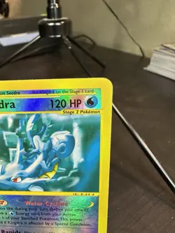 Kingdra 19/147 2002 Aquapolis Pokemon Vintage WOTC Reverse Holo Rare E Reader - Image 3