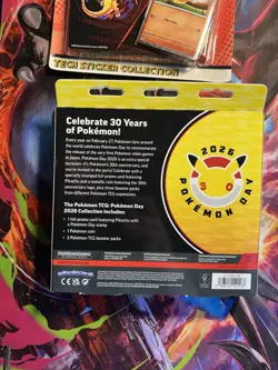 Pokemon TCG Ascended Hero’s Tech Sticker + Pokemon Day 2026 30th Anniversary Box - Image 5