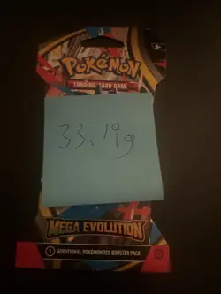 (VERY HEAVY) 33.19g Pokemon TCG Mega Evolution Sleeved Booster Pack (SEALED)✅ - Image 3