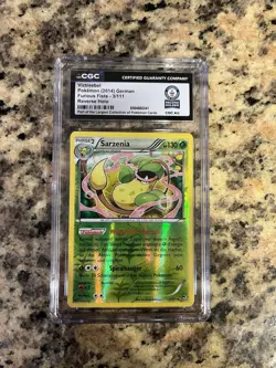 Pokemon Victreebel 3/111 Furious Fists CGC 2014 German Reverse Holo World Record - Image 1