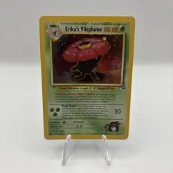 Pokemon TCG Erika's Vileplume 5/132 Gym Heroes Holo Rare NM-/LP+ - Image 1