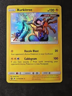 Xurkitree SV14/SV94 Pokemon Hidden Fates: Baby Shiny Vault Holo Shiny Rare (1A) - Image 1
