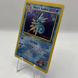 Misty's Seadra - Holo Pre-Release Stamp - 9/132 Gym Heroes - Pokemon TCG - 2000 - Image 3
