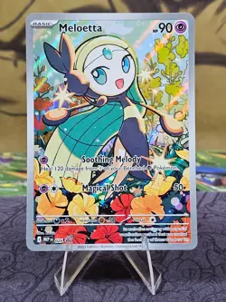Meloetta MEP 026 Illustration Rare Black Star Promo Pokemon Mega Evolution NM - Image 1