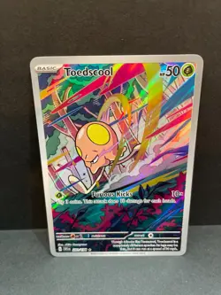 Pokemon Toedscool 201/198 Base Set Scarlet & Violet Illustration Rare - Image 1