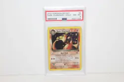 Dark Charizard - Vintage 2000 Pokemon Team Rocket Holo Rare #4/82 PSA Graded 8 - Image 2