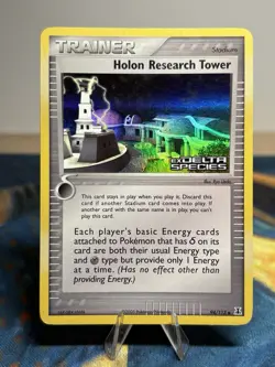 Holon Research Tower 94/113 Stamped Reverse Holo EX Delta Species Pokemon HP - Image 1