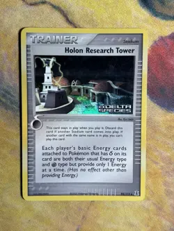Holon Research Tower 94/113 Stamped Reverse Holo EX Delta Species Pokemon HP - Image 2
