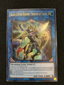 Yu-Gi-Oh!Black Luster Soldier - Soldier of Chaos (MAMA-EN073) 1st Ed NM/M - Image 1