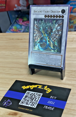 Yugioh Ancient Fairy Dragon ANPR-EN040 Ghost Rare Unlimited LP - Image 2