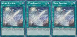 3x Wing Requital | BROL-EN016 | SCR | 1st Ed | NM | YuGiOh - Image 1