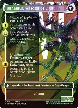 MTG SURGE FOIL Dion, Bahamut's Dominant // Bahamut, Warden of Light - FINAL - Image 2