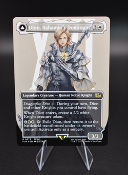 ~ Dion, Bahamut's Dominant (Borderless) ~ NM Foil ~ UB: FINAL FANTASY ~ MTG ~ - Image 1