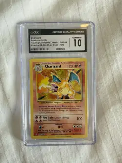 Pokemon TCG Charizard Holo Rare Card 003/034 CLC Classic Collection 2023 CGC 10 - Image 1