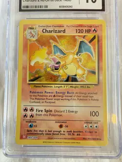 Pokemon TCG Charizard Holo Rare Card 003/034 CLC Classic Collection 2023 CGC 10 - Image 3