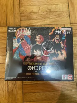 ONE PIECE EMPERORS IN THE NEW WORLD ENGLISH BOOSTER BOX OP-09 Mint New Sealed - Image 1