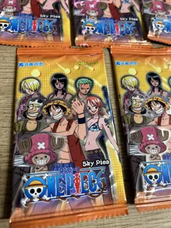 5 x One Piece Anime TCG Sealed Booster Sky Piea PACKS Luffy Nami Frankie Zoro - Image 2