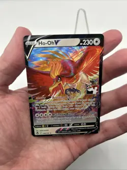 140/195 Ho-oh V Prize Pack Series Stamped Play Pokemon TCG Silver Tempest - Image 3