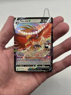 140/195 Ho-oh V Prize Pack Series Stamped Play Pokemon TCG Silver Tempest - Image 4