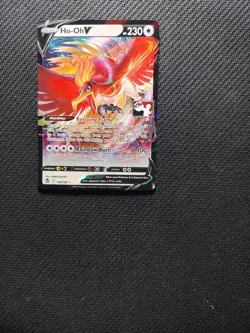 140/195 Ho-oh V Prize Pack Series Stamped Play Pokemon TCG Silver Tempest - Image 1