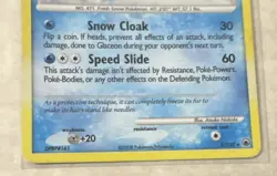 Swirled Pokemon TCG Glaceon LV.44 Holo Rare Card Majestic Dawn 5/100 LP - Image 4