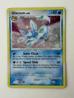 Pokemon TCG Glaceon LV.44 Holo Rare Card Majestic Dawn 5/100 LP-MP - Image 1