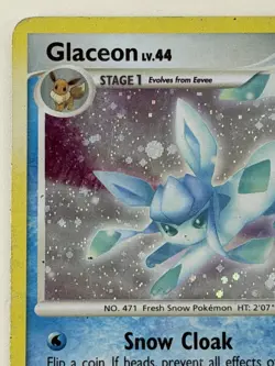 Pokemon TCG Glaceon LV.44 Holo Rare Card Majestic Dawn 5/100 LP-MP - Image 3