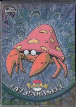 2000 Topps Chrome Pokemon #47 Parasect - Image 1