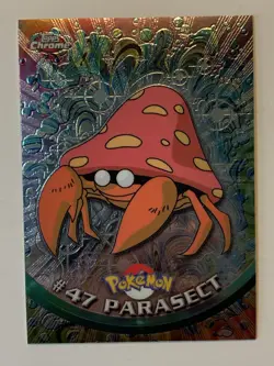 2000 Topps Chrome Pokemon Series 1 #47 Parasect (A) - Image 1