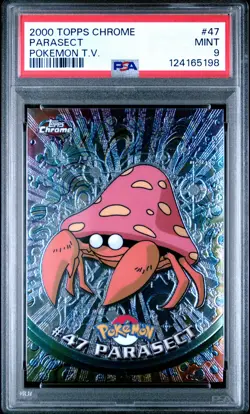 2000 TOPPS CHROME POKEMON T.V. #47 PARASECT PSA 9 - Image 1