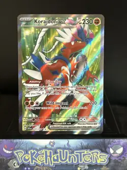 Pokemon Card Koraidon Ex 231/198 Scarlet & Violet Base Ultra Rare Near Mint - Image 1