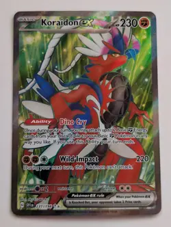 Koraidon ex 231/198 Scarlet & Violet Base Ultra Rare Full Art Pokemon TCG NM - Image 1