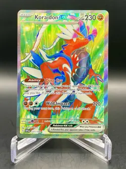 Koraidon ex 231/198 Scarlet & Violet Base Ultra Rare Full Art Pokemon TCG NM/M - Image 1
