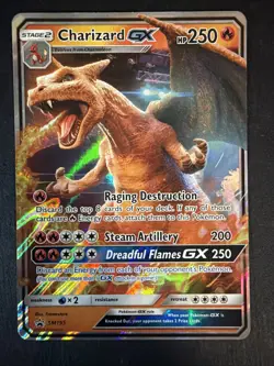 Charizard GX SM195 Pokemon Sun & Moon Black Star Promo Card TCG - Image 1