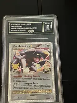Pokemon TCG Garchomp C LV.X Celebrations 25th Anniversary Holo RARE #145 PSA 10 - Image 1