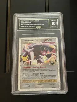 Pokemon TCG Garchomp C LV.X Celebrations 25th Anniversary Holo RARE #145 PSA 10 - Image 3