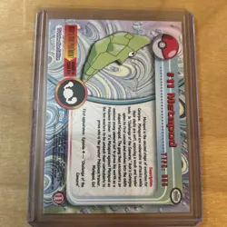 METAPOD#11, Series 1 - 2000, Topps TV Animation Edition Chrome Pokemon Card - Image 2