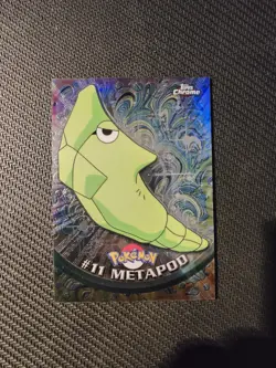 2000 Topps Chrome Pokemon Series 1 #11 Metapod (C57) - Image 1